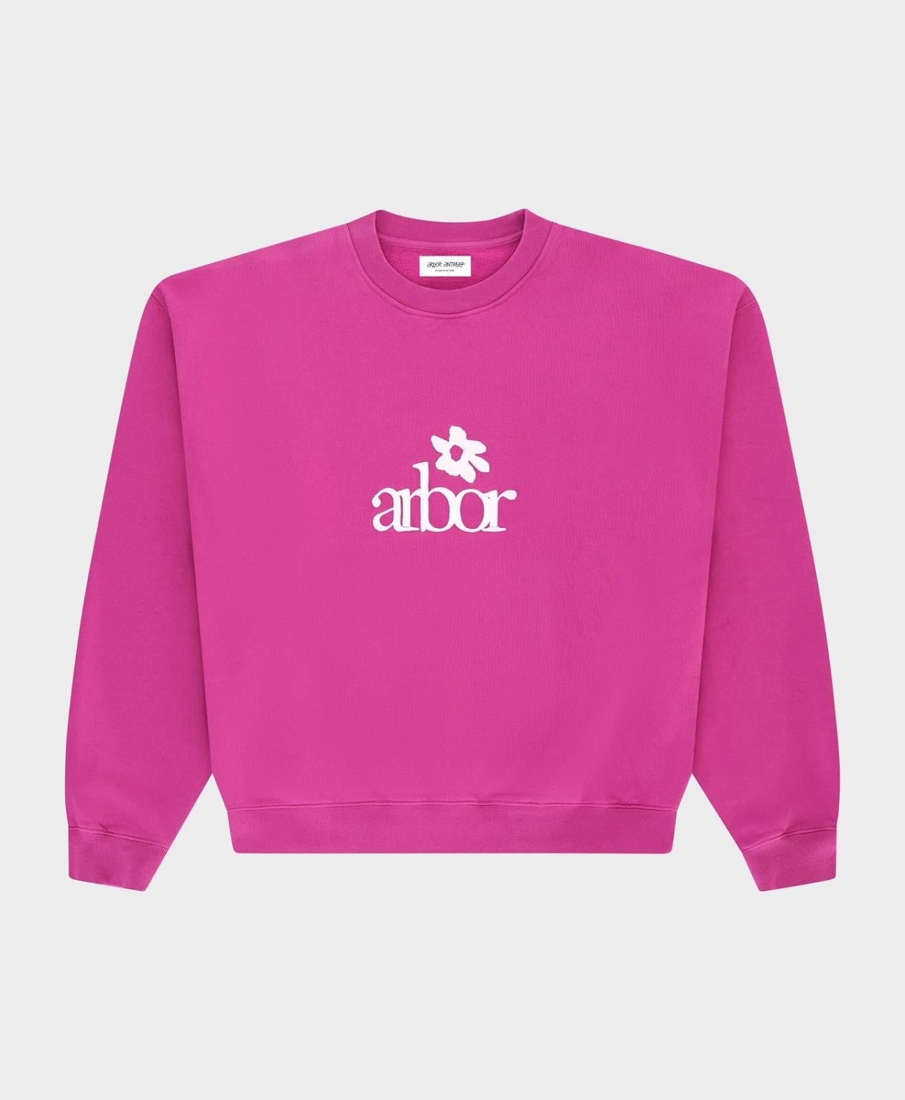 Arbor Antwerp Flower Crewneck - Purple
