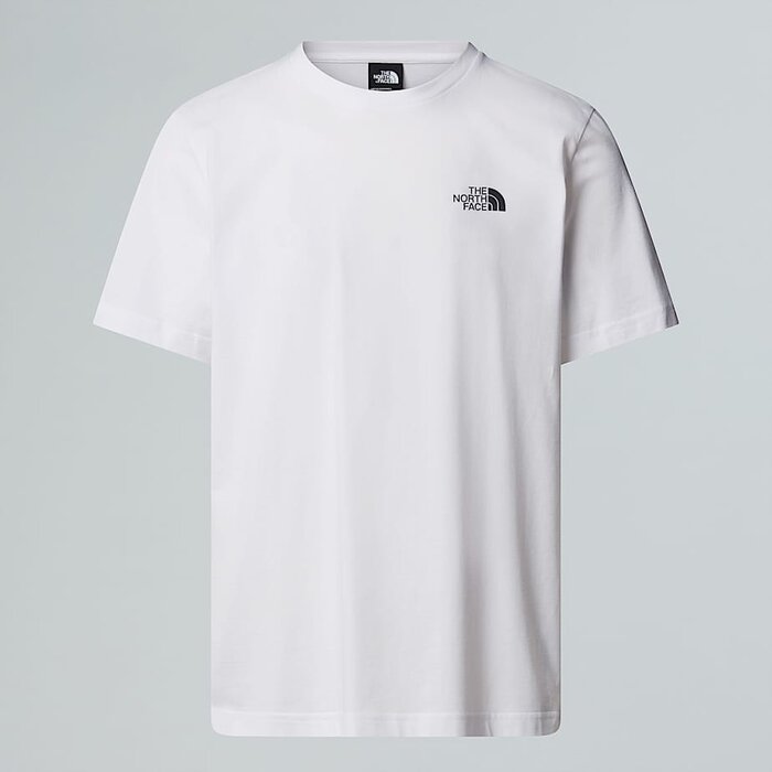 The North Face M' Vertical Regular T-shirt - TNF White/Grey