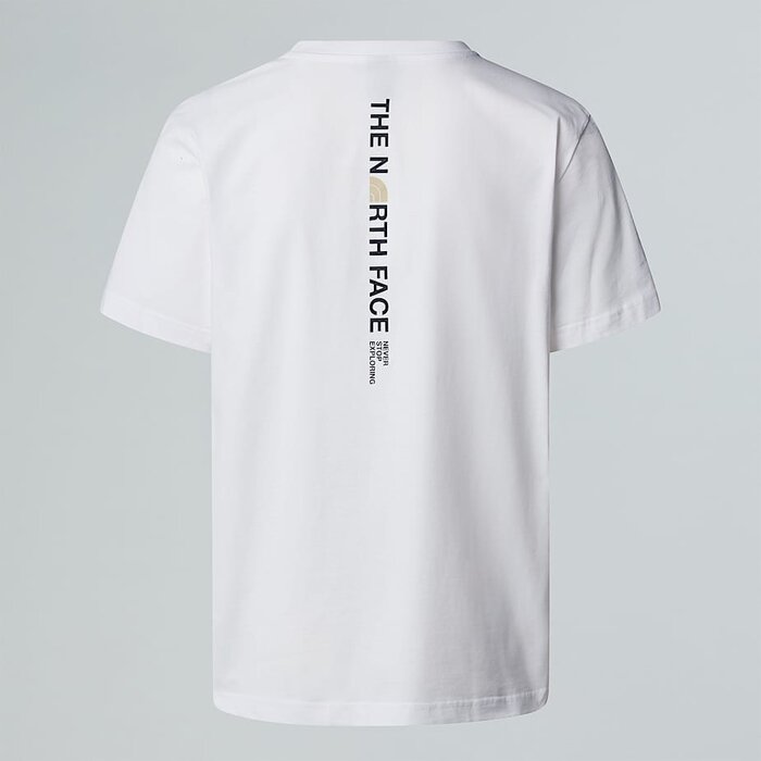 The North Face M' Vertical Regular T-shirt - TNF White/Grey