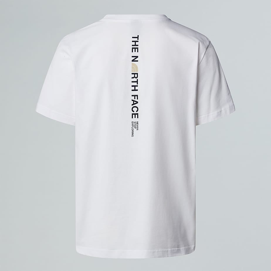 The North Face M' Vertical Regular T-shirt - TNF White/Grey