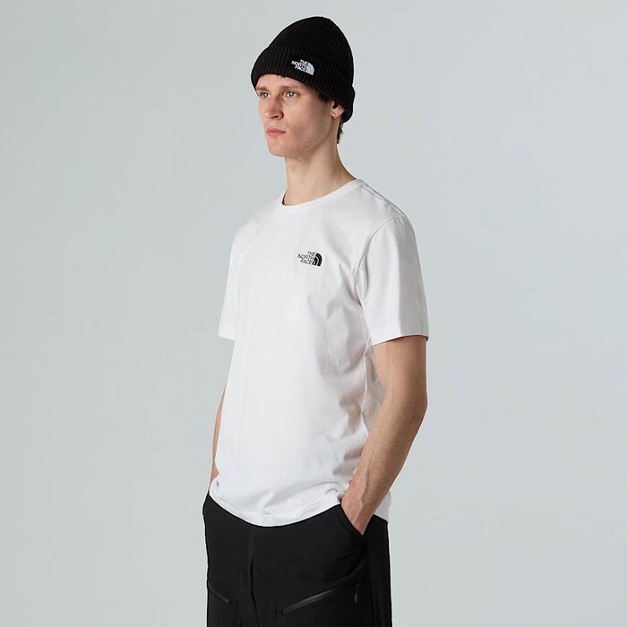 The North Face M' Vertical Regular T-shirt - TNF White/Grey