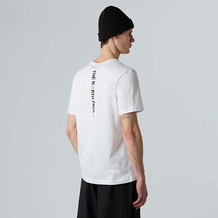 The North Face M' Vertical Regular T-shirt - TNF White/Grey