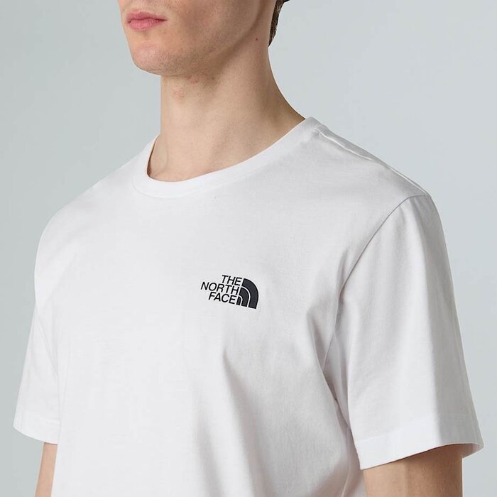 The North Face M' Vertical Regular T-shirt - TNF White/Grey