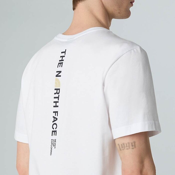 The North Face M' Vertical Regular T-shirt - TNF White/Grey