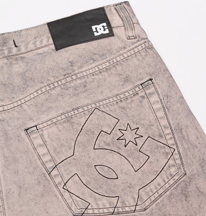 Dc Shoes Baggy Denim Pant - Marble Beige