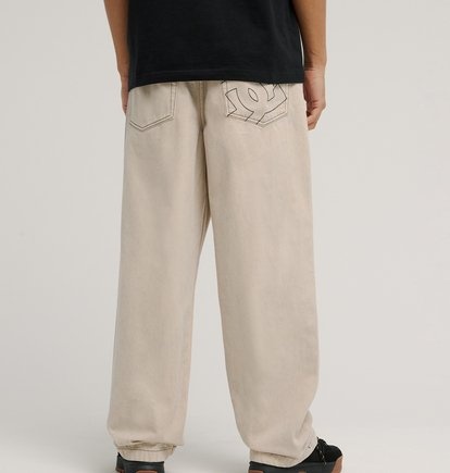 Dc Shoes Baggy Denim Pant - Marble Beige