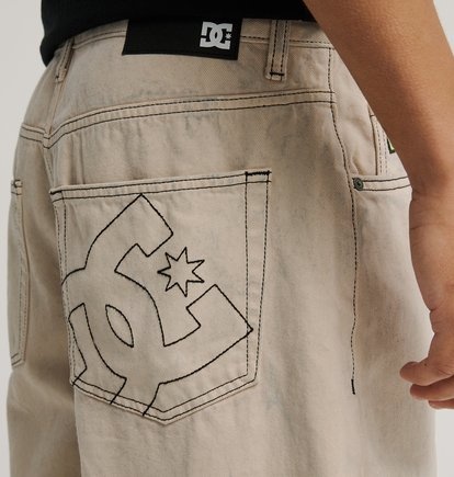 Dc Shoes Baggy Denim Pant - Marble Beige