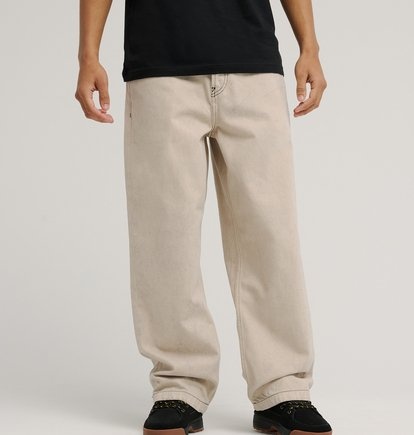 Dc Shoes Baggy Denim Pant - Marble Beige