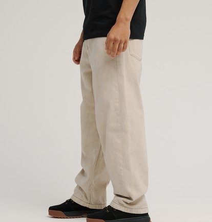 Dc Shoes Baggy Denim Pant - Marble Beige