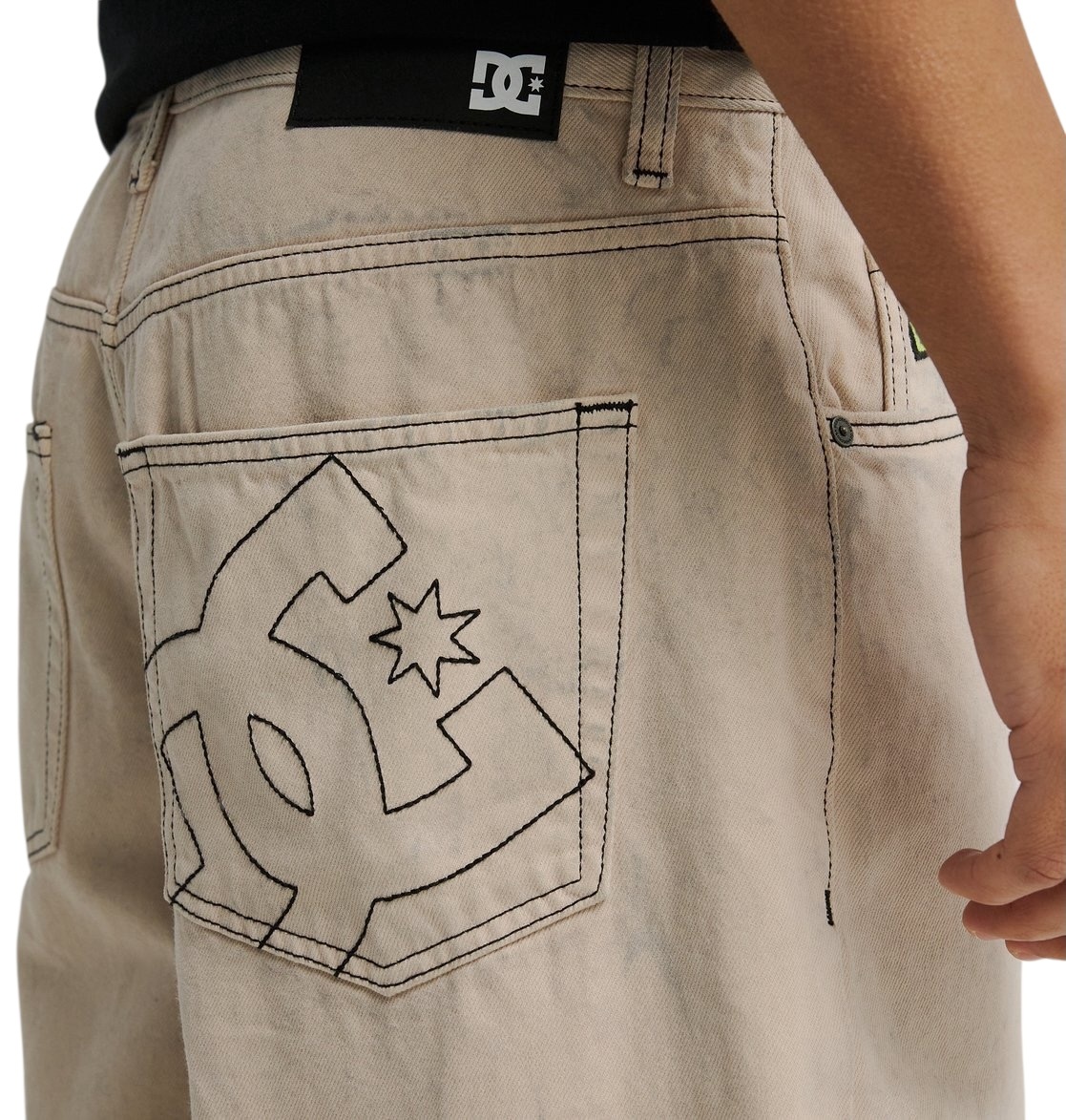 Dc Shoes Baggy Denim Pant - Marble Beige