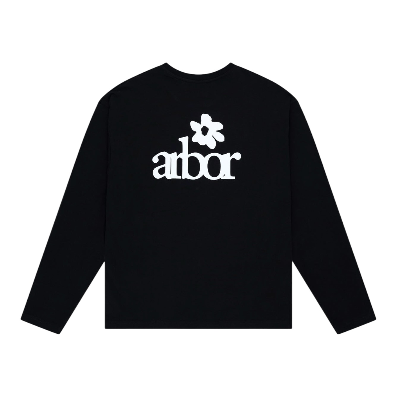 Arbor Antwerp White Lotus Longsleeve T-shirt - Black