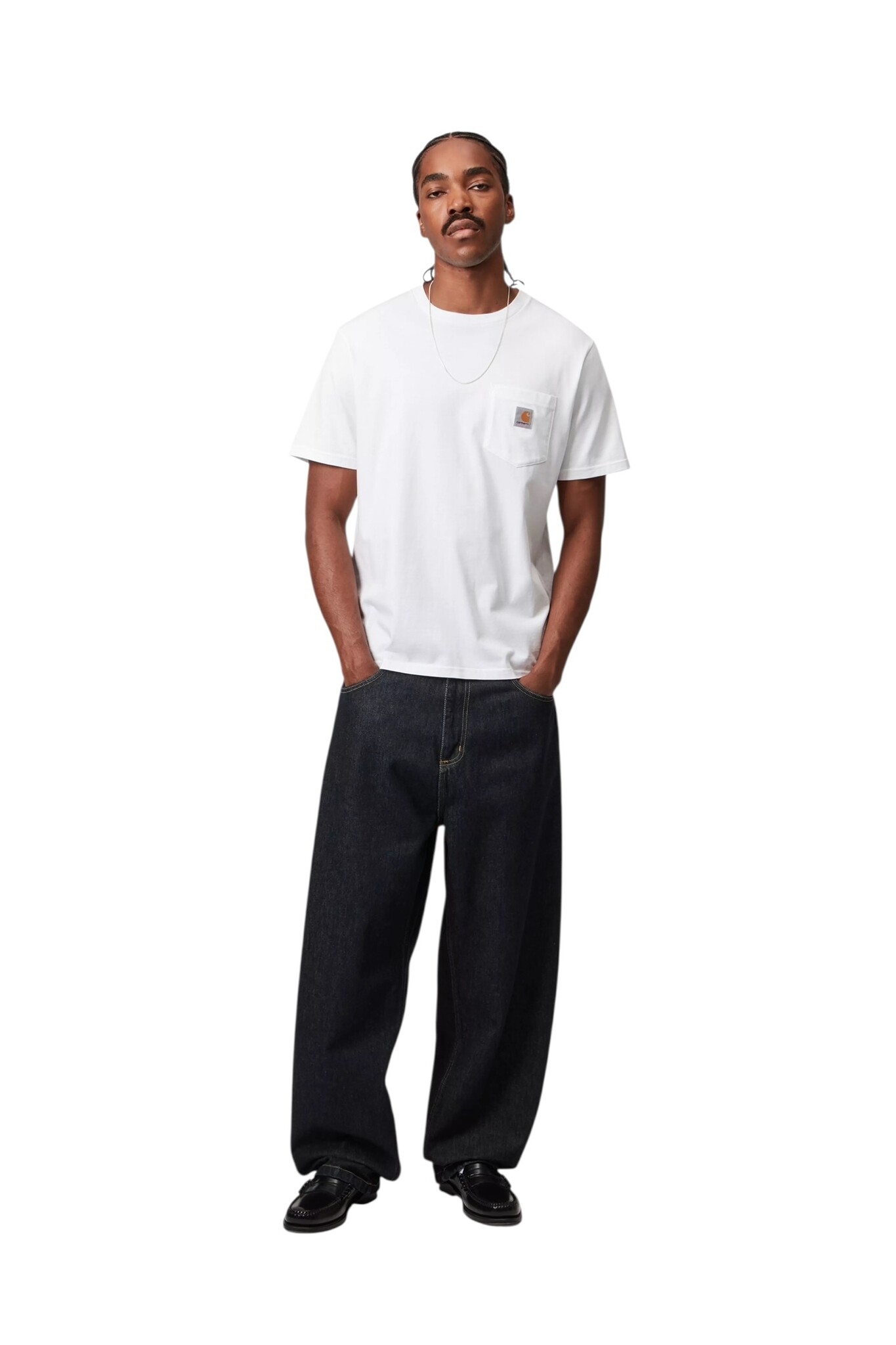 Carhartt WIP Brandon Pant - Blue (Rinsed)