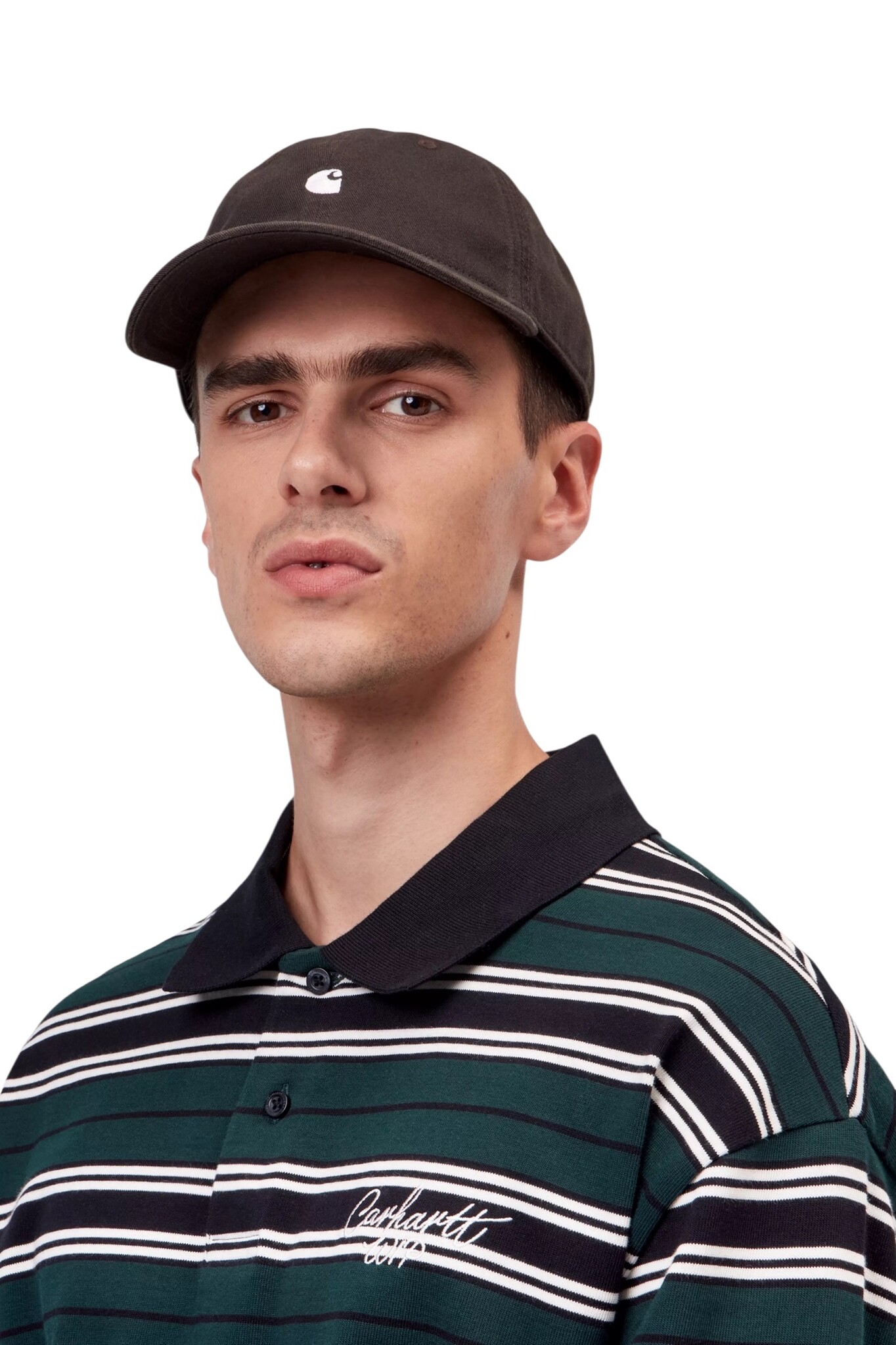 Carhartt WIP Madison Logo Cap - Tobacco/White