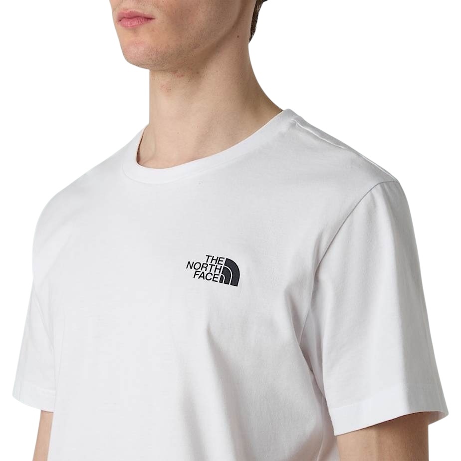 The North Face M' Vertical Regular T-shirt - TNF White/Grey