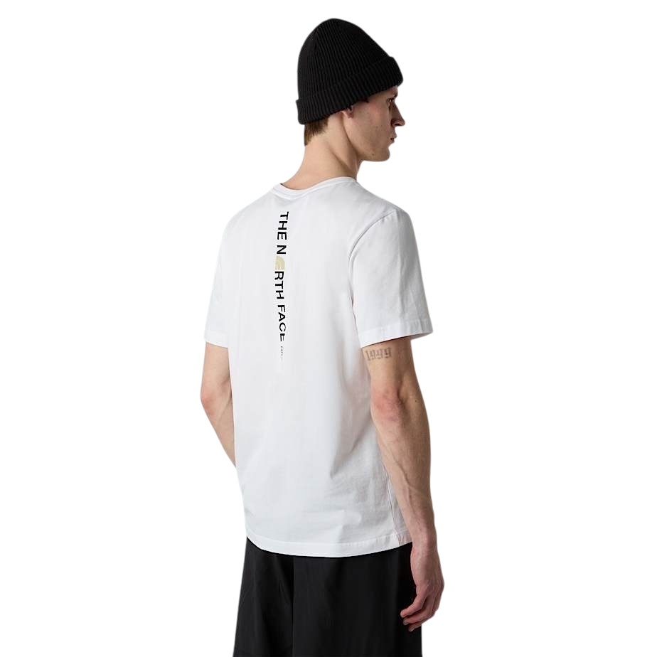 The North Face M' Vertical Regular T-shirt - TNF White/Grey