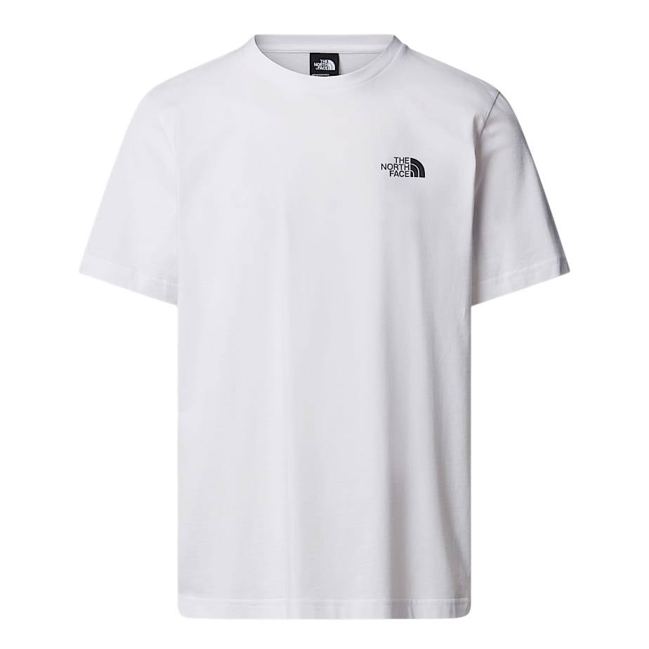 The North Face M' Vertical Regular T-shirt - TNF White/Grey