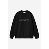 W' Carhartt Sweat - Black/Hortensia
