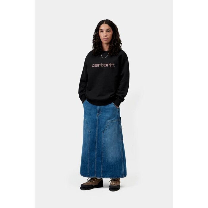 Carhartt WIP W' Carhartt Sweat - Black/Hortensia