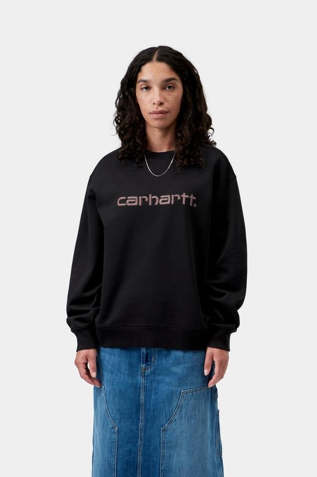 Carhartt WIP W' Carhartt Sweat - Black/Hortensia