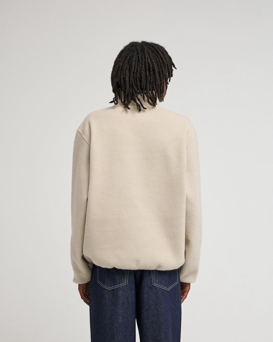 Element Sefton  1/4 Zip Fleece - Oatmeal Heather