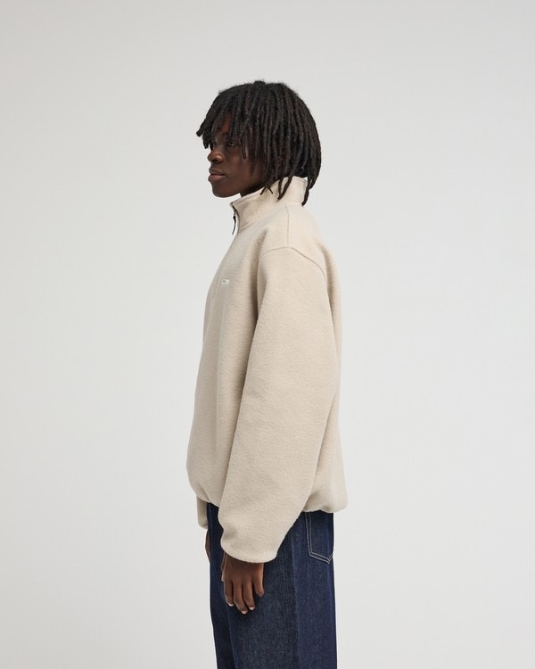 Element Sefton  1/4 Zip Fleece - Oatmeal Heather