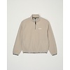 Sefton  1/4 Zip Fleece - Oatmeal Heather