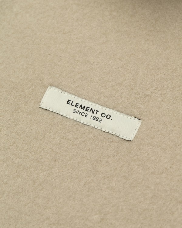 Element Sefton  1/4 Zip Fleece - Oatmeal Heather