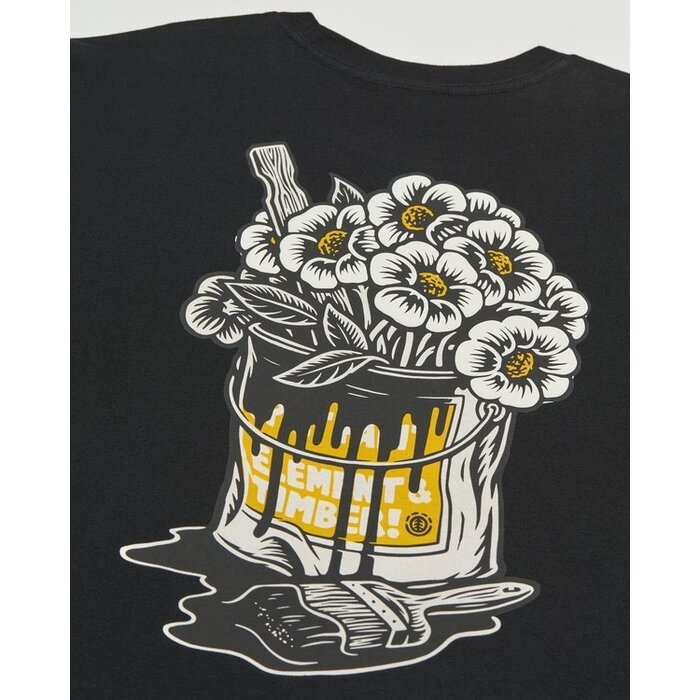 Element Timber Flower Pot S/S Tee - Flint Black