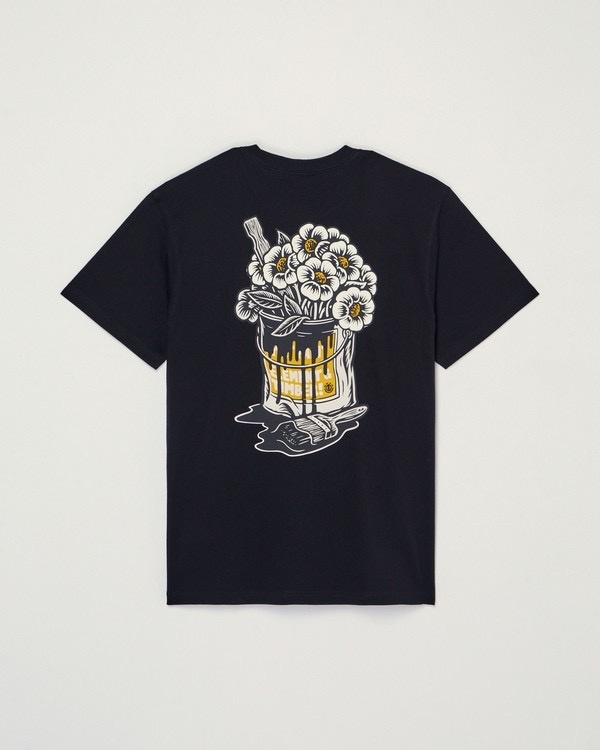 Element Timber Flower Pot S/S Tee - Flint Black