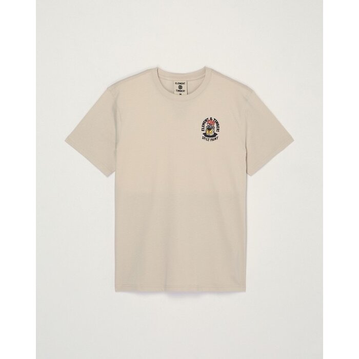 Element Timber Flower Pot S/S Tee - Oat Milk