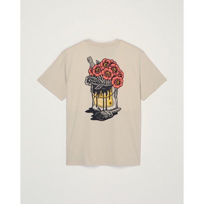 Element Timber Flower Pot S/S Tee - Oat Milk