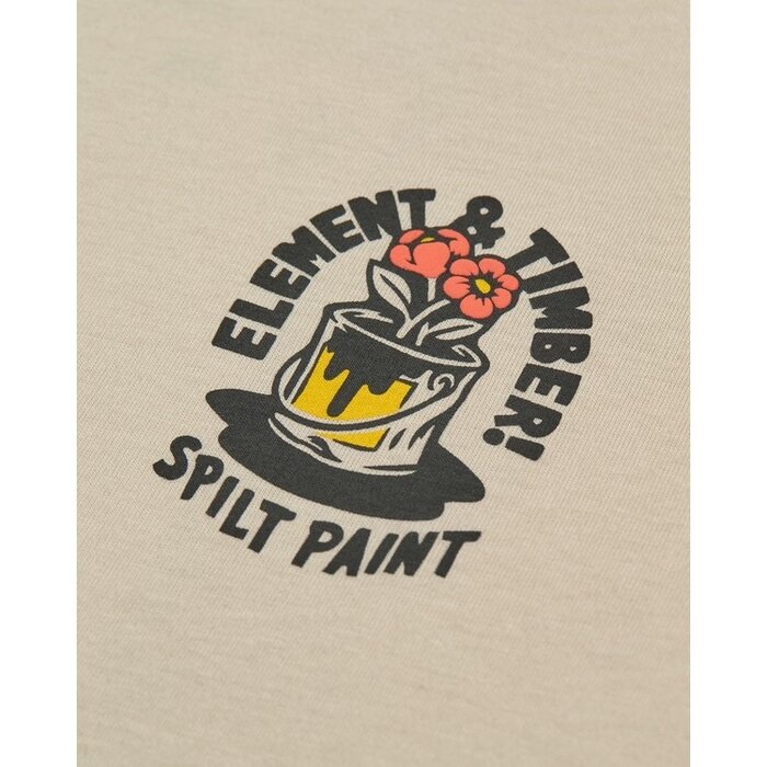 Element Timber Flower Pot S/S Tee - Oat Milk