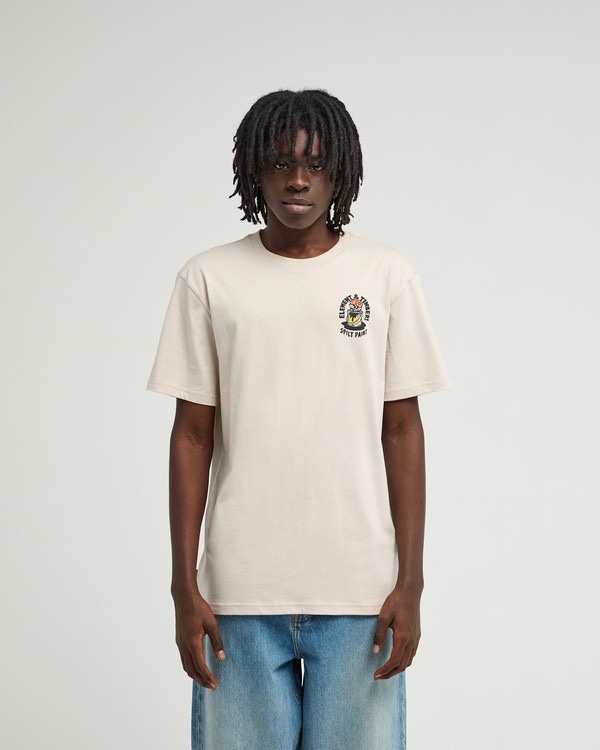 Element Timber Flower Pot S/S Tee - Oat Milk