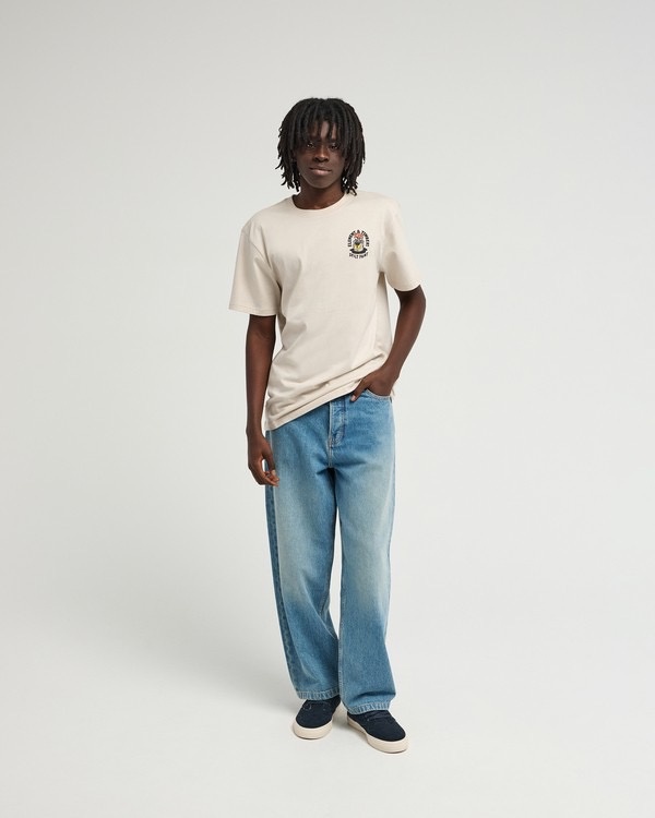 Element Timber Flower Pot S/S Tee - Oat Milk