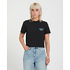 Dial Crop Tee - Black