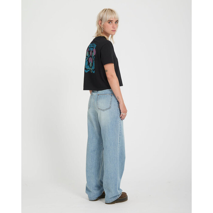 Volcom Dial Crop Tee - Black