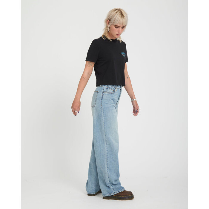 Volcom Dial Crop Tee - Black