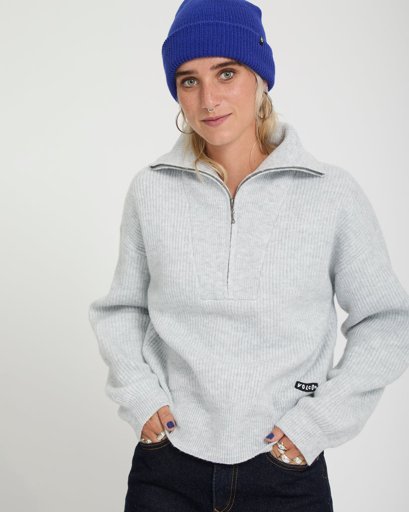 Volcom Voltrane Sweater - Bone Heather