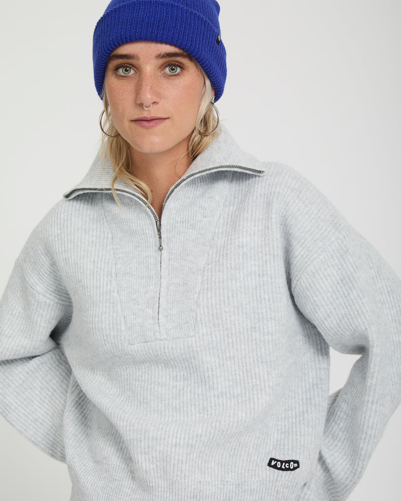 Volcom Voltrane Sweater - Bone Heather