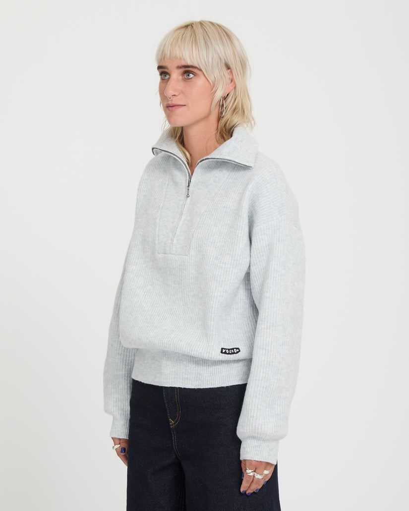 Volcom Voltrane Sweater - Bone Heather