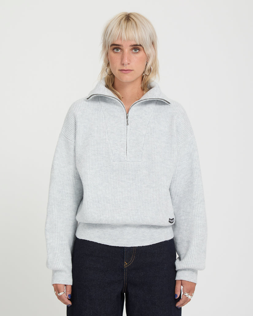 Volcom Voltrane Sweater - Bone Heather