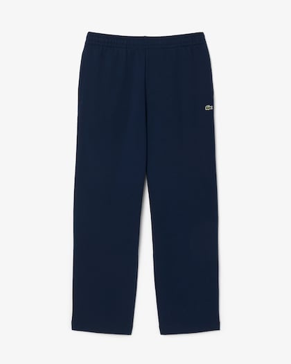 Lacoste Pantalon de survêtement molleton relaxed fit - Bleu Marine