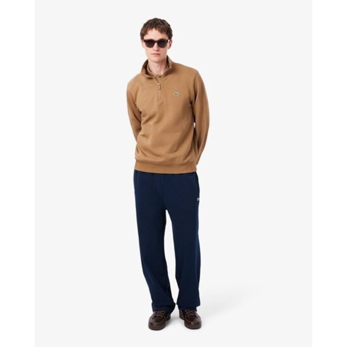 Lacoste Pantalon de survêtement molleton relaxed fit - Bleu Marine