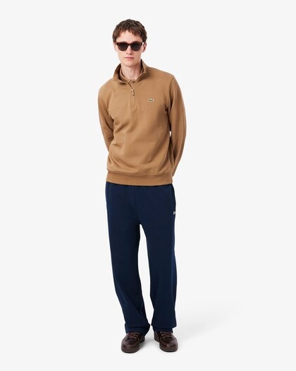 Lacoste Pantalon de survêtement molleton relaxed fit - Bleu Marine
