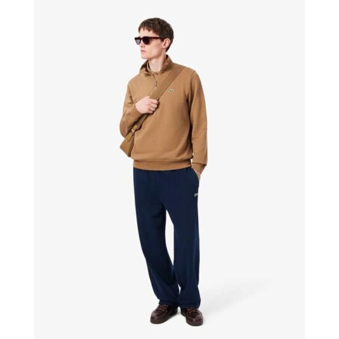 Lacoste Pantalon de survêtement molleton relaxed fit - Bleu Marine