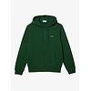 Sweatshirt Zippé Lacoste avec Poche Kangourou - Vert