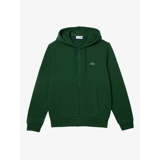 Lacoste Sweatshirt Zippé Lacoste avec Poche Kangourou - Vert