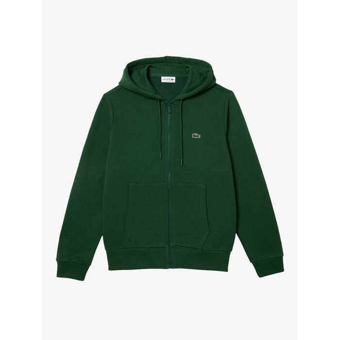 Lacoste Sweatshirt Zippé Lacoste avec Poche Kangourou - Vert