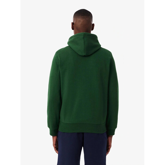 Lacoste Sweatshirt Zippé Lacoste avec Poche Kangourou - Vert