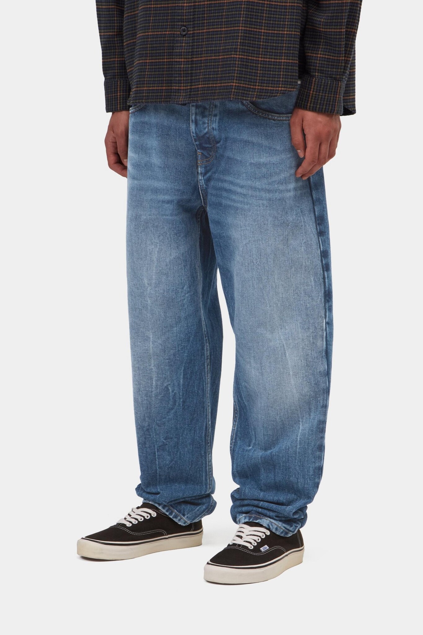 Carhartt WIP Newel Pant - Blue Marble Used Washed